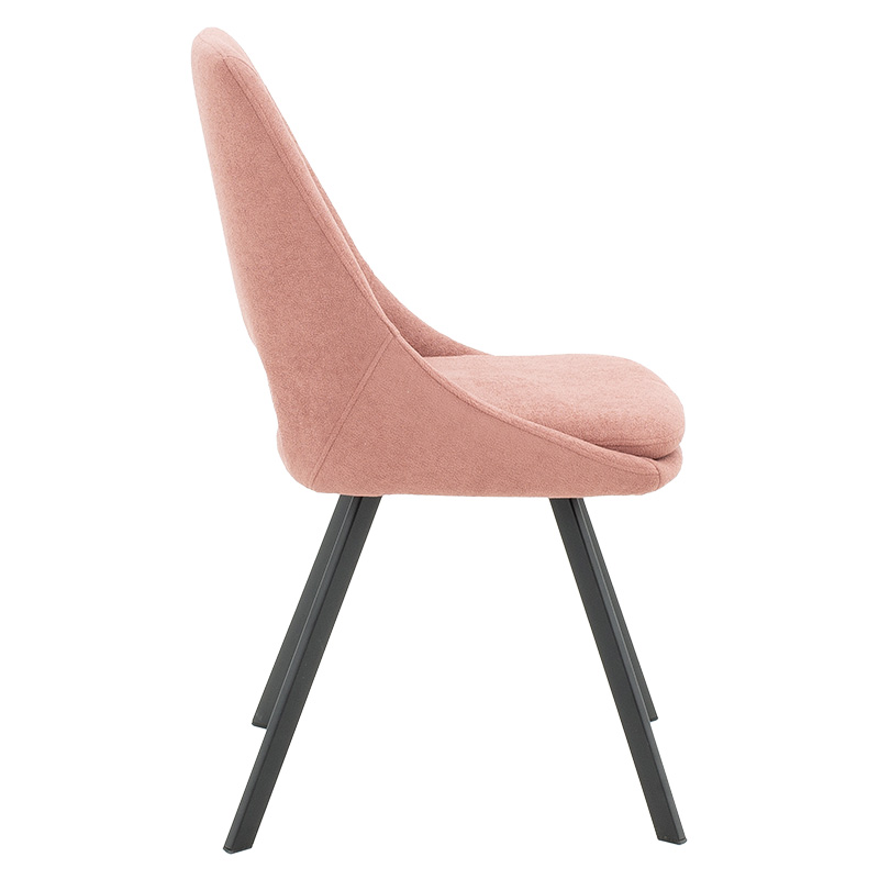 Καρέκλα Initiate pakoworld ύφασμα σάπιο μήλο-πόδι μαύρο 3