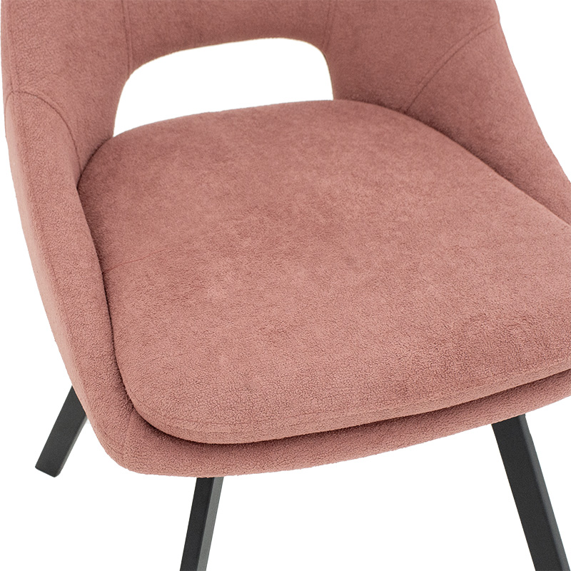 Καρέκλα Initiate pakoworld ύφασμα σάπιο μήλο-πόδι μαύρο 6