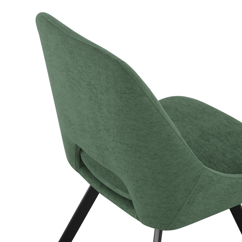 Καρέκλα Initiate pakoworld πράσινο ύφασμα-πόδι μαύρο μέταλλο 48x57x85εκ 8