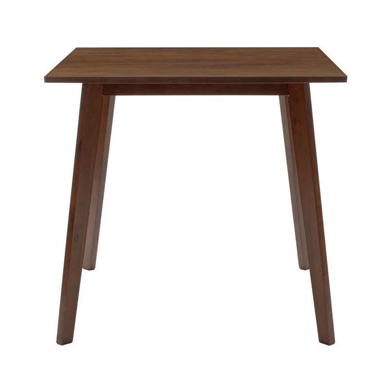 Τραπέζι Benson pakoworld MDF σε καρυδί απόχρωση 80x80x75εκ 2