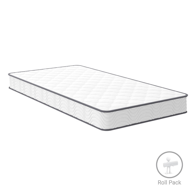 Στρώμα Levander pakoworld bonnel springs roll pack μονής όψης 15-17cm 110x200εκ 1