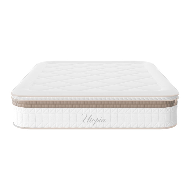 Στρώμα Utopia pakoworld pocket spring με ανώστρωμα aloe vera 30-32cm 160x200εκ 4