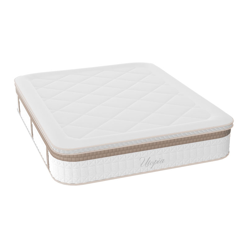 Στρώμα Utopia pakoworld pocket spring με ανώστρωμα aloe vera 30-32cm 160x200εκ 5