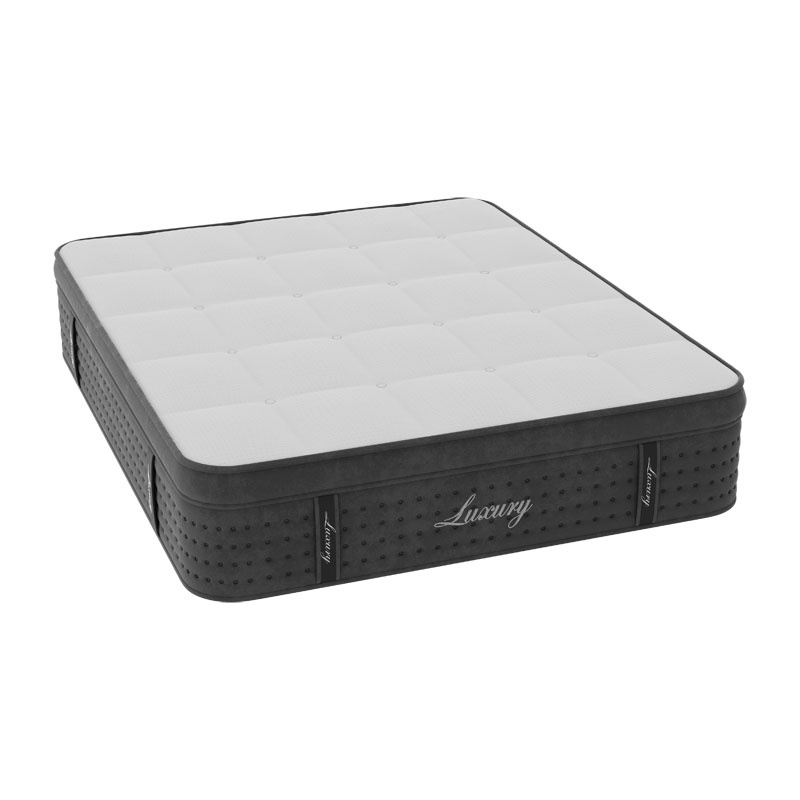 Στρώμα Luxury pakoworld pocket spring+gel memory foam+latex μονής όψης aloe vera 34-36cm 150x200εκ 4