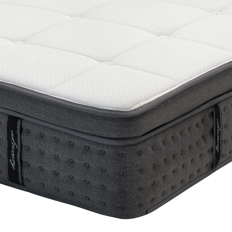 Στρώμα Luxury pakoworld pocket spring+gel memory foam+latex μονής όψης aloe vera 34-36cm 150x200εκ 5