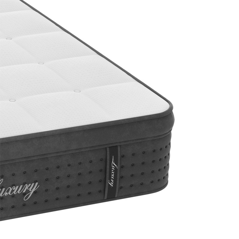 Στρώμα Luxury pakoworld pocket spring+gel memory foam+latex μονής όψης aloe vera 34-36cm 150x200εκ 6