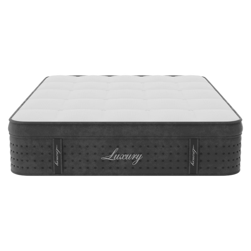 Στρώμα Luxury pakoworld pocket spring+gel memory foam+latex μονής όψης aloe vera 34-36cm 160x200εκ 3