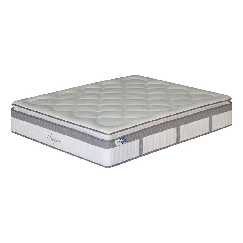Στρώμα Utopia pakoworld pocket spring μονής όψης με ανώστρωμα 30-32cm 140x200εκ 1