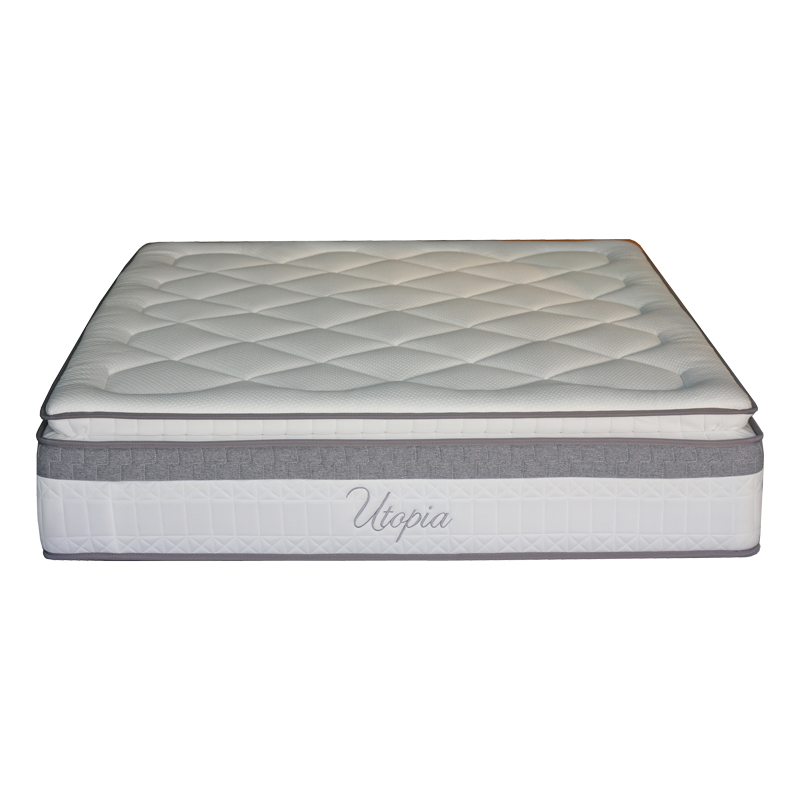 Στρώμα Utopia pakoworld pocket spring μονής όψης με ανώστρωμα 30-32cm 140x200εκ 3