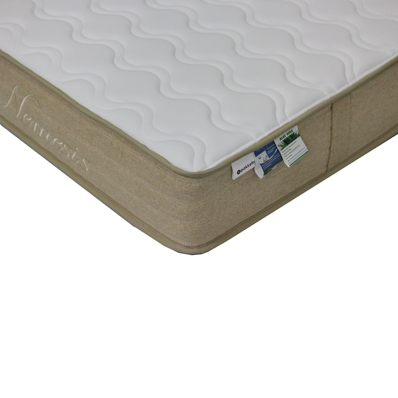 Στρώμα Nemesis pakoworld pocket spring roll pack διπλής όψης aloe vera 20-22cm 90x190εκ 3