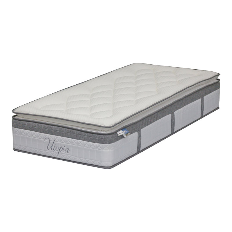 Στρώμα Utopia pakoworld pocket spring με ανώστρωμα 30-32cm 90x190εκ 1