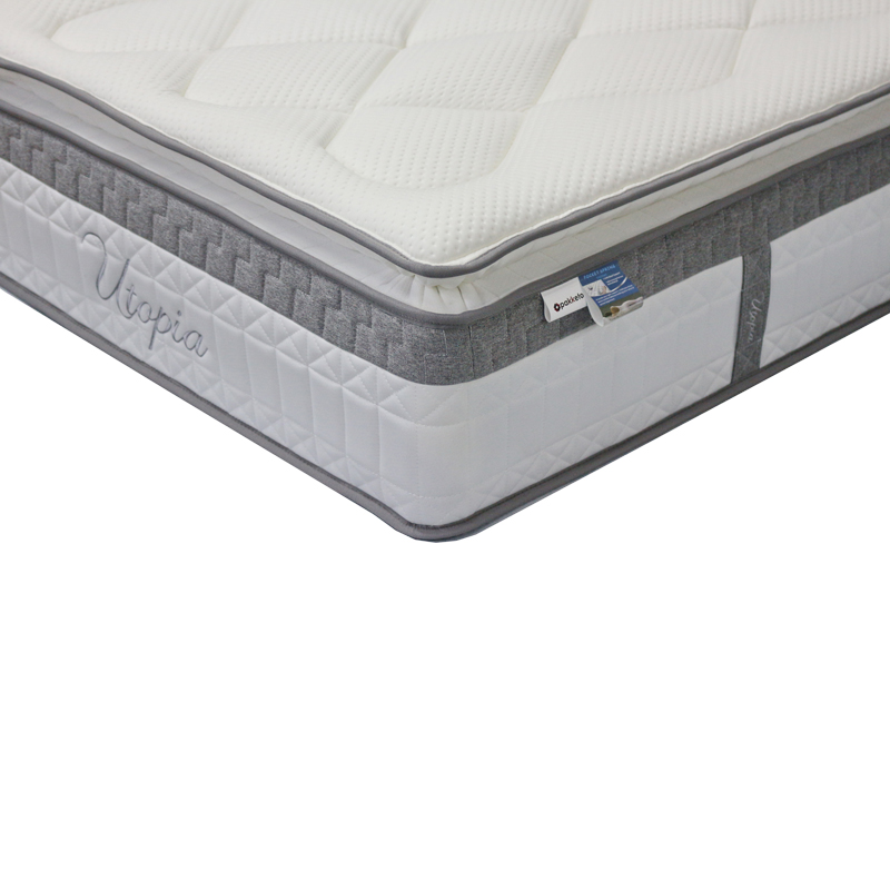 Στρώμα Utopia pakoworld pocket spring με ανώστρωμα 30-32cm 100x200εκ 4