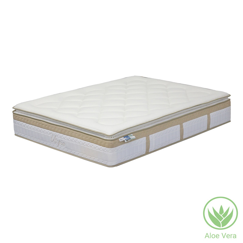 Στρώμα Utopia pakoworld pocket spring με aloe vera και ανώστρωμα 30-32cm 150x200εκ 1