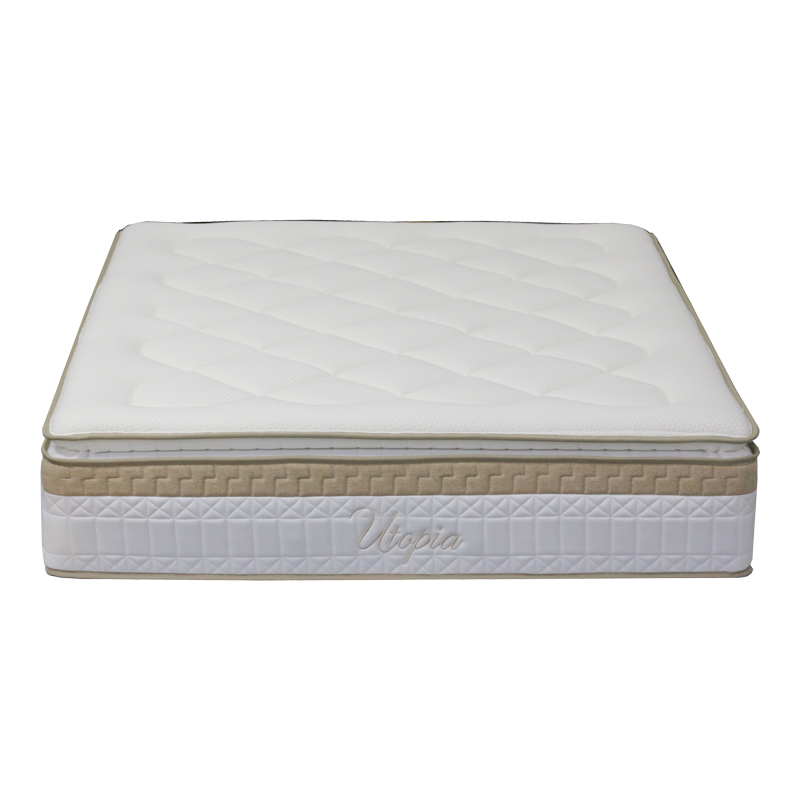Στρώμα Utopia pakoworld pocket spring με aloe vera και ανώστρωμα 30-32cm 150x200εκ 2