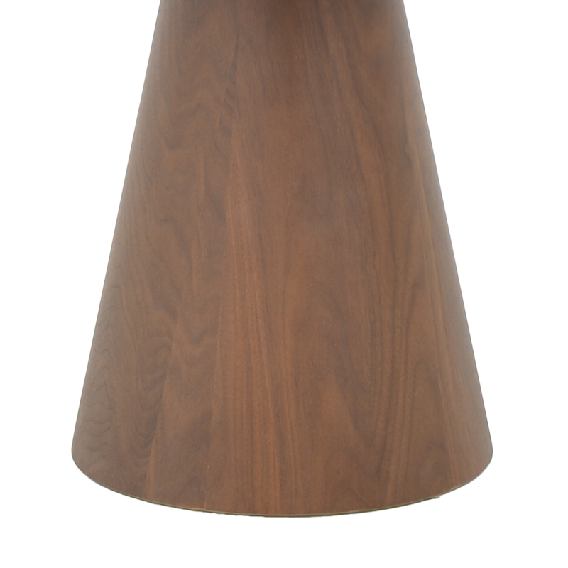 Βοηθητικό τραπέζι Kayano pakoworld καρυδί mdf Φ45x50εκ 5