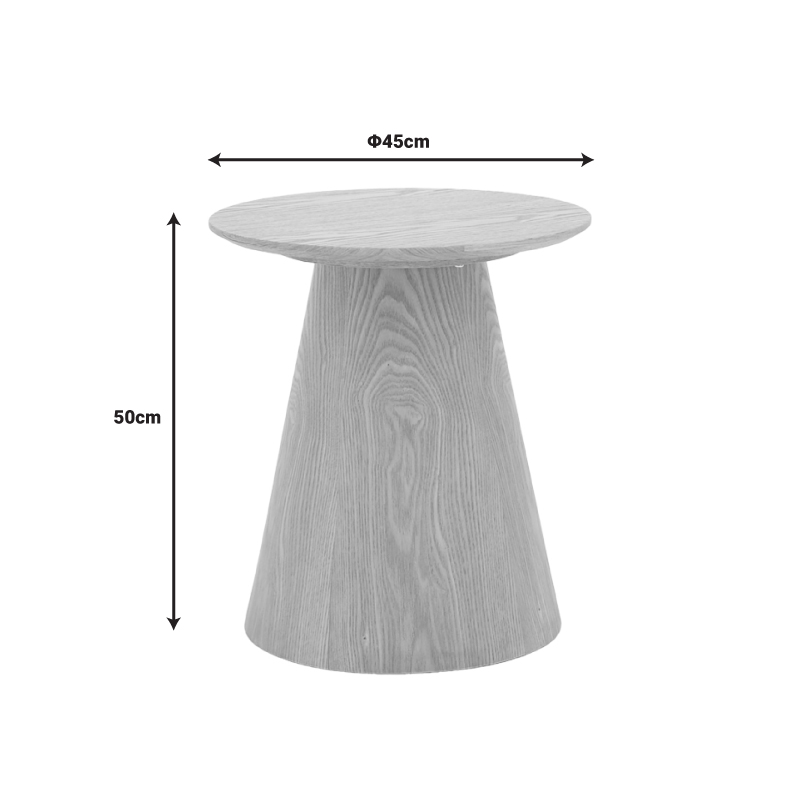 Τραπέζια σαλονιού Kayano pakoworld σετ 2 τεμ mdf σε καρυδί απόχρωση 7