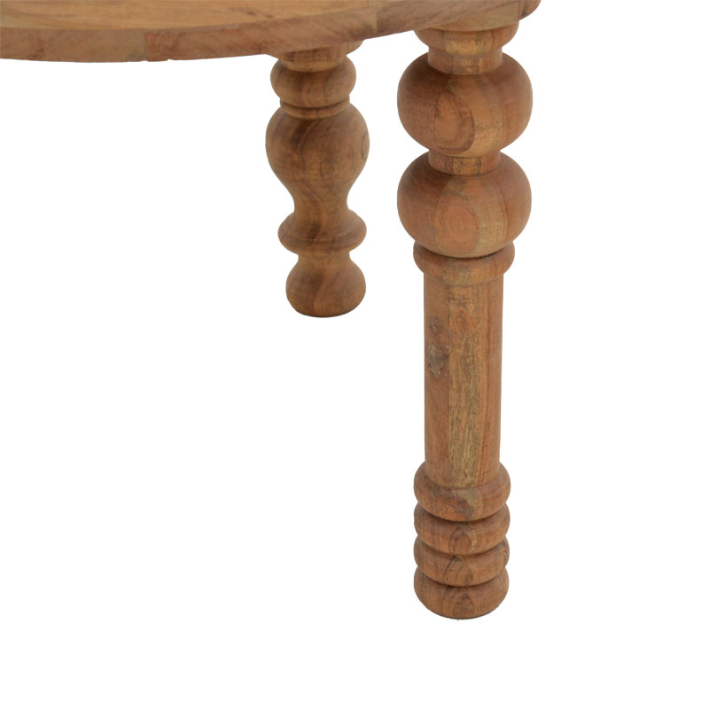 Τραπέζι σαλονιού Kelly σετ 2τεμ pakoworld μασίφ ξύλο ακακίας φυσικό 6