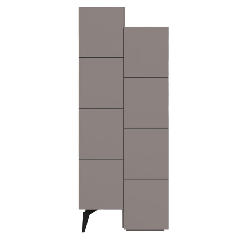 Στήλη Romane pakoworld μόκα 62.2x37.4x155.4εκ 3