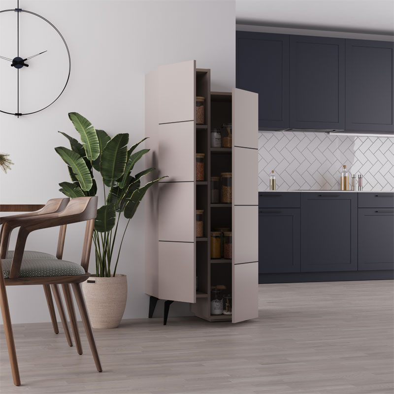 Στήλη Romane pakoworld μόκα 62.2x37.4x155.4εκ 4