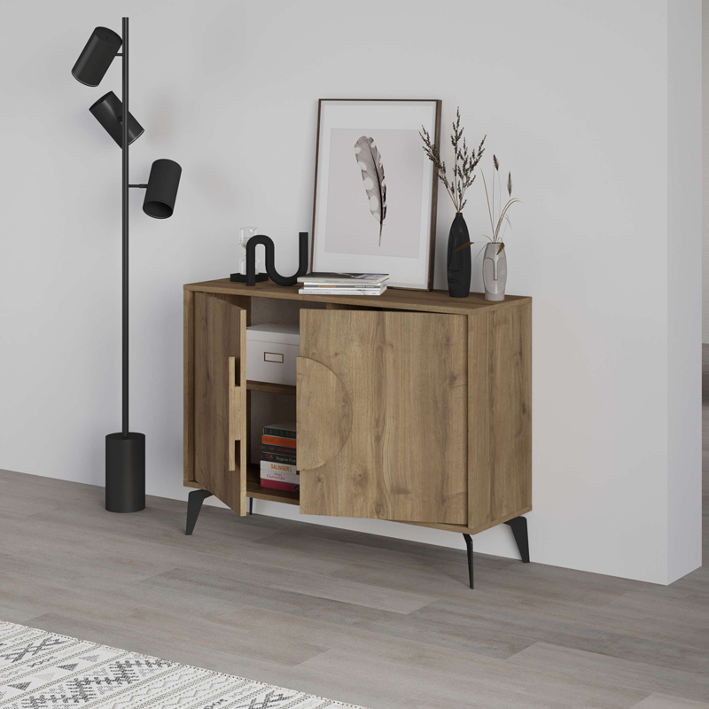 Μπουφές Gora pakoworld σε απόχρωση ανοιχτό καρυδί 110x35.6x82εκ 3