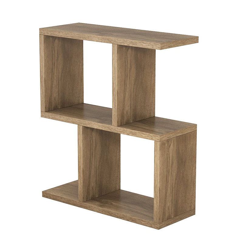 Βοηθητικό τραπέζι σαλονιού Zet pakoworld χρώμα καρυδί 45x17x51εκ 1