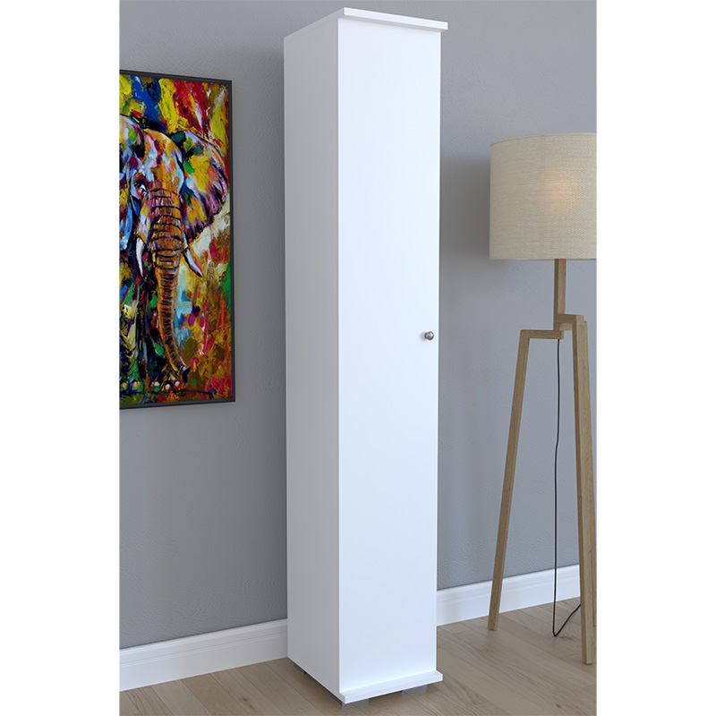 Στήλη Juan pakoworld λευκό 30x35x177εκ 3