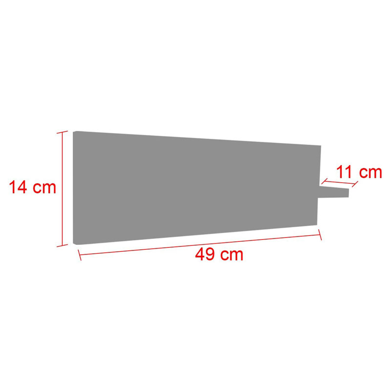 Κρεμάστρα Lolia pakoworld φυσικό 49x11x14εκ 3