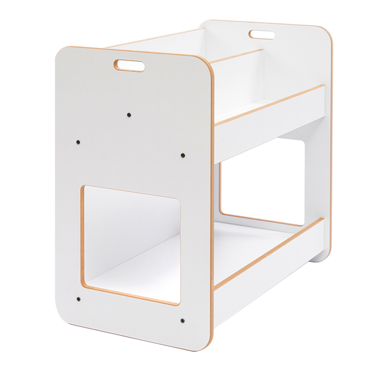 Ραφιέρα Dovere pakoworld λευκό mdf 56x34x55εκ 1