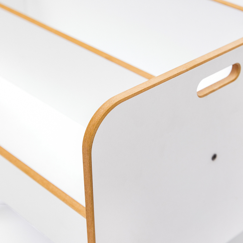 Ραφιέρα Dovere pakoworld λευκό mdf 56x34x55εκ 4