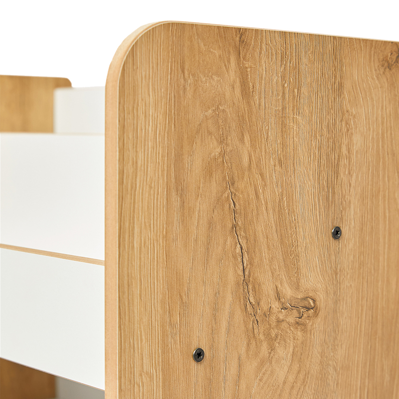 Ραφιέρα Seagull pakoworld φυσικό-λευκό mdf 57x34x70εκ 6