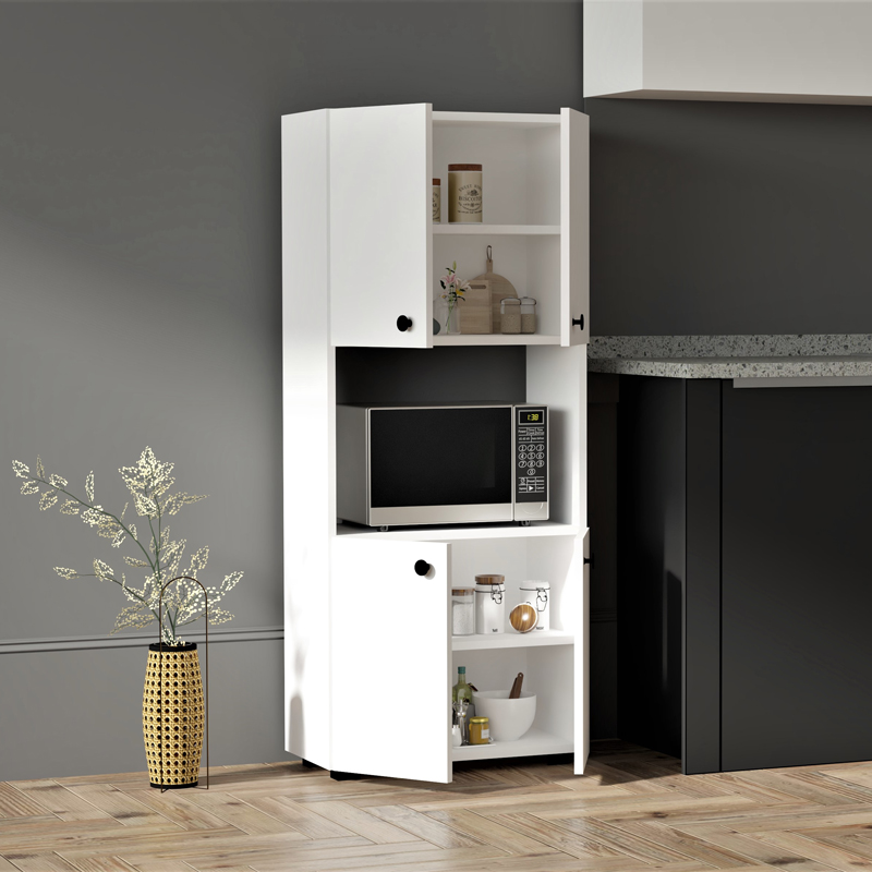 Στήλη Guzel pakoworld σε λευκή απόχρωση 60x31.4x140εκ 2