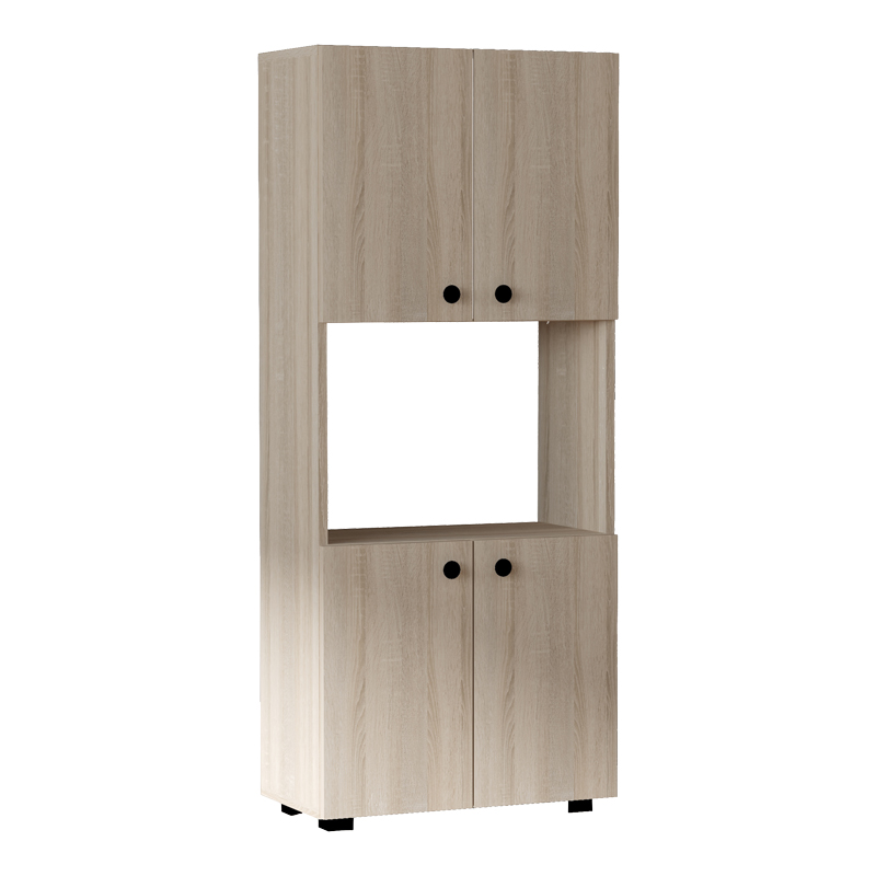 Στήλη Guzel pakoworld σε sonoma απόχρωση 60x31.4x140εκ 1