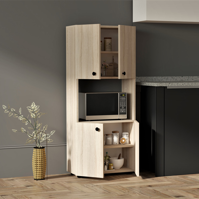 Στήλη Guzel pakoworld σε sonoma απόχρωση 60x31.4x140εκ 2