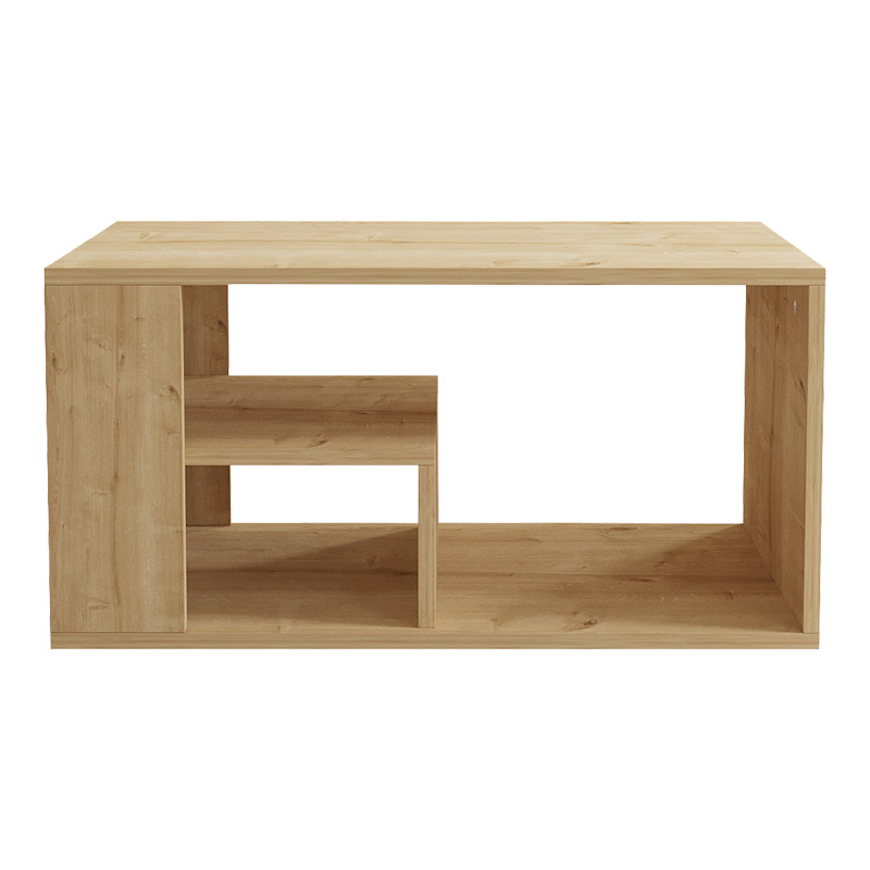 Τραπέζι σαλονιού Sobu pakoworld σε oak απόχρωση 80x50x40εκ 5