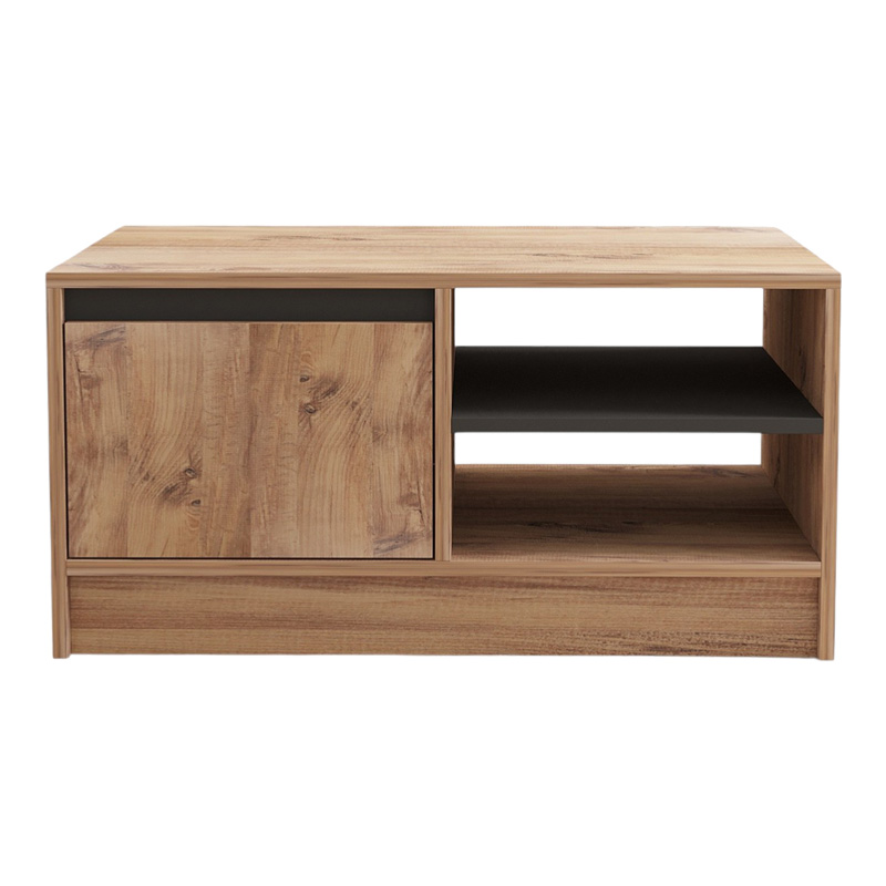 Τραπέζι σαλονιού Narli pakoworld σε sonoma απόχρωση 90x60x45εκ 5