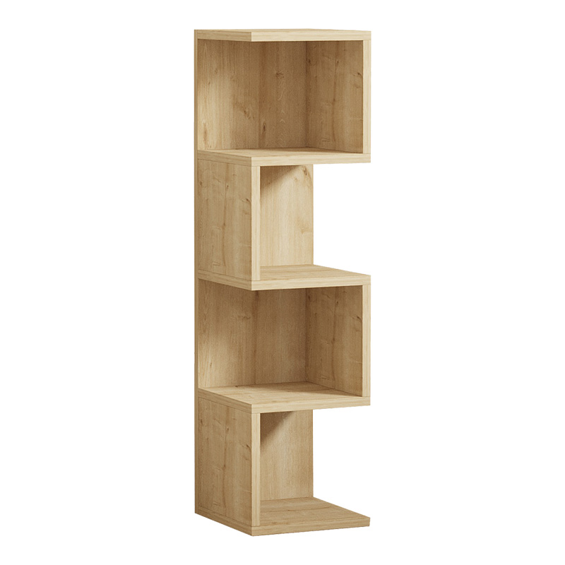 Ραφιέρα επιδαπέδια Pratel pakoworld σε oak απόχρωση 25x27x95εκ 1