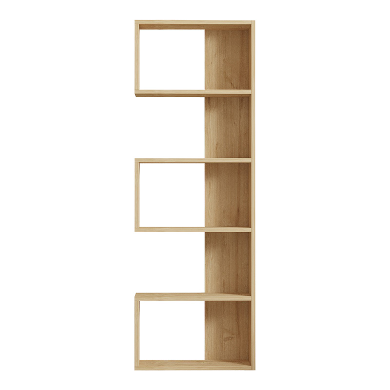 Βιβλιοθήκη Cascade pakoworld σε oak απόχρωση 51.8x22x150εκ 5