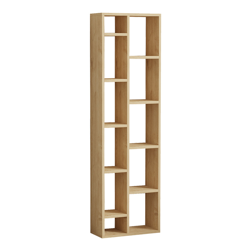 Βιβλιοθήκη Minicu pakoworld σε oak απόχρωση 44,4x19,6x150εκ 1