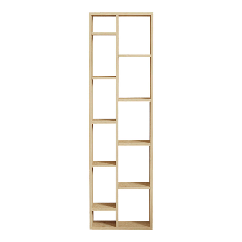 Βιβλιοθήκη Minicu pakoworld σε oak απόχρωση 44,4x19,6x150εκ 5