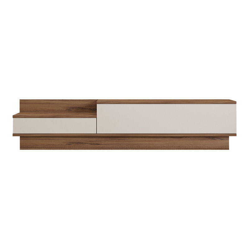 Έπιπλο τηλεόρασης Eclipse pakoworld σε κρεμ-oak απόχρωση 160x35x35εκ 5