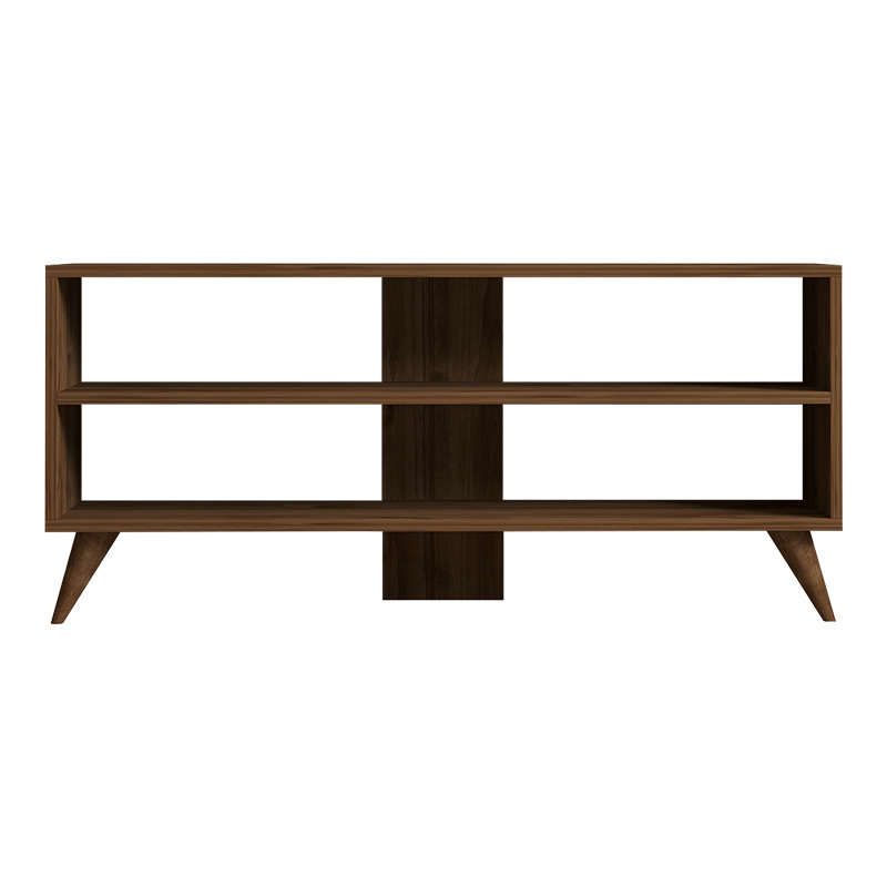 Έπιπλο τηλεόρασης Prestige pakoworld σε καρυδί απόχρωση 120x29,6x50εκ 5