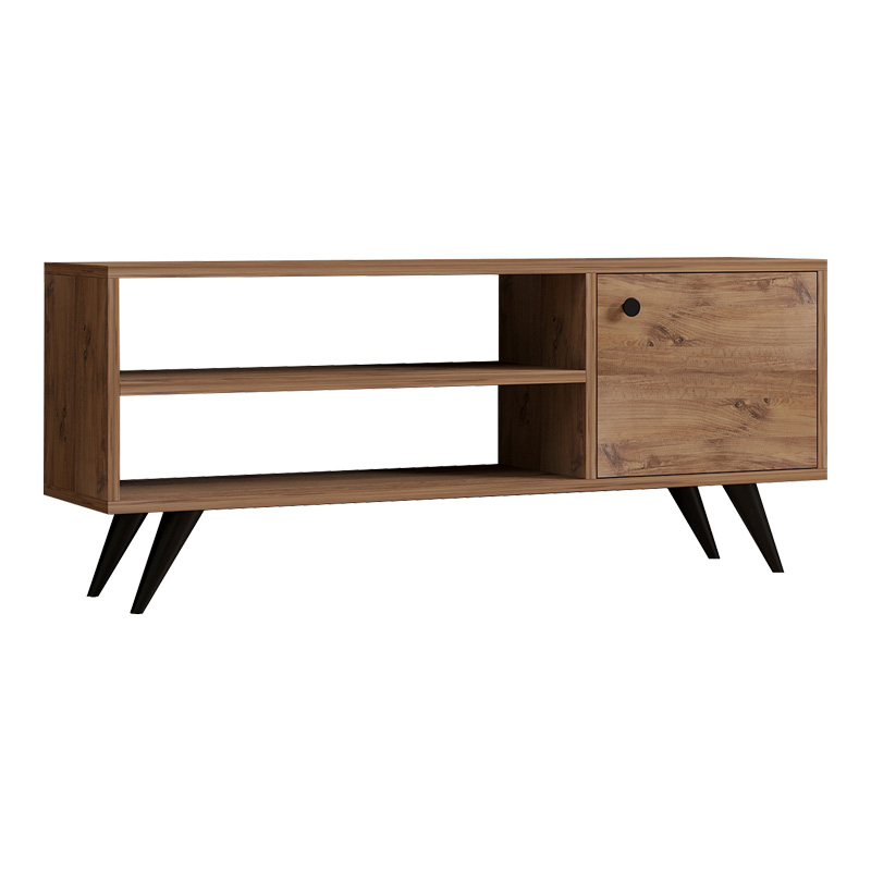 Έπιπλο τηλεόρασης Wison pakoworld σε sonoma απόχρωση 120x29x50εκ 2