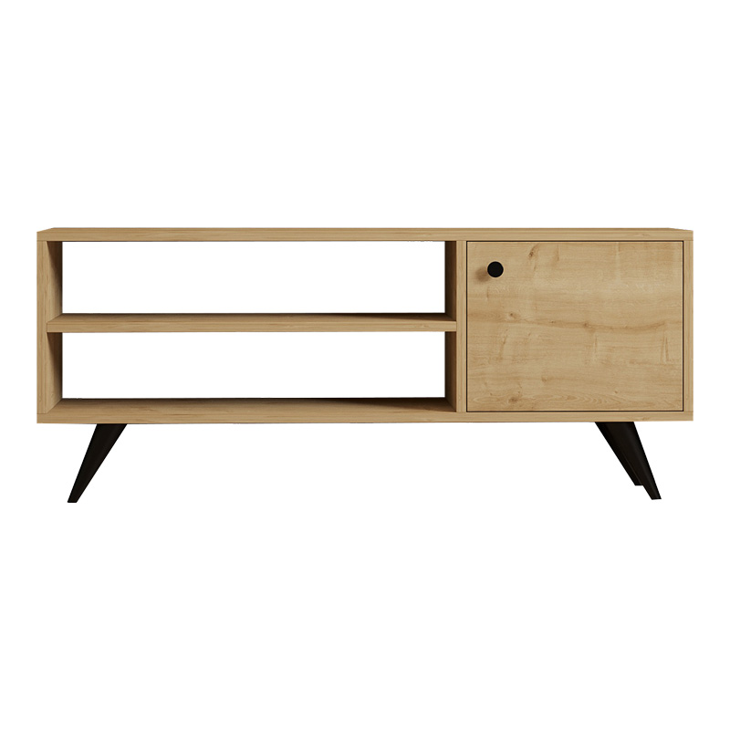 Έπιπλο τηλεόρασης Wison pakoworld σε oak απόχρωση 120x29x50εκ 4