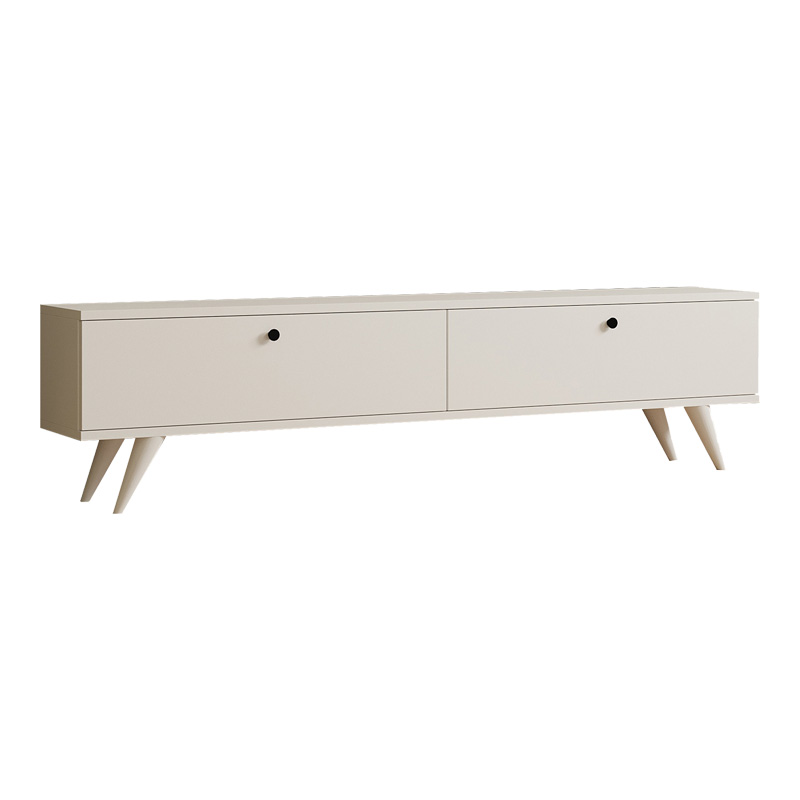 Έπιπλο τηλεόρασης Jate pakoworld σε λευκή απόχρωση 160x25x40εκ 1