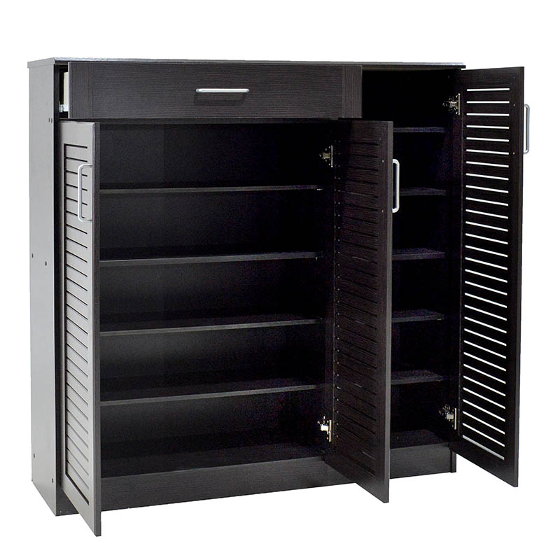 Παπουτσοθήκη-ντουλάπι SANTE pakoworld 30 ζεύγων χρώμα wenge 120x37x123εκ 3