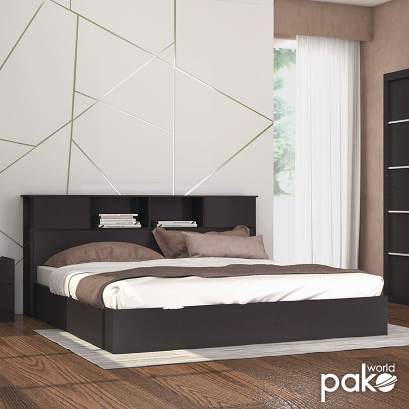 Κομοδίνο OLYMPUS pakoworld χρώμα wenge 47,5x40,5x40,5εκ. 3