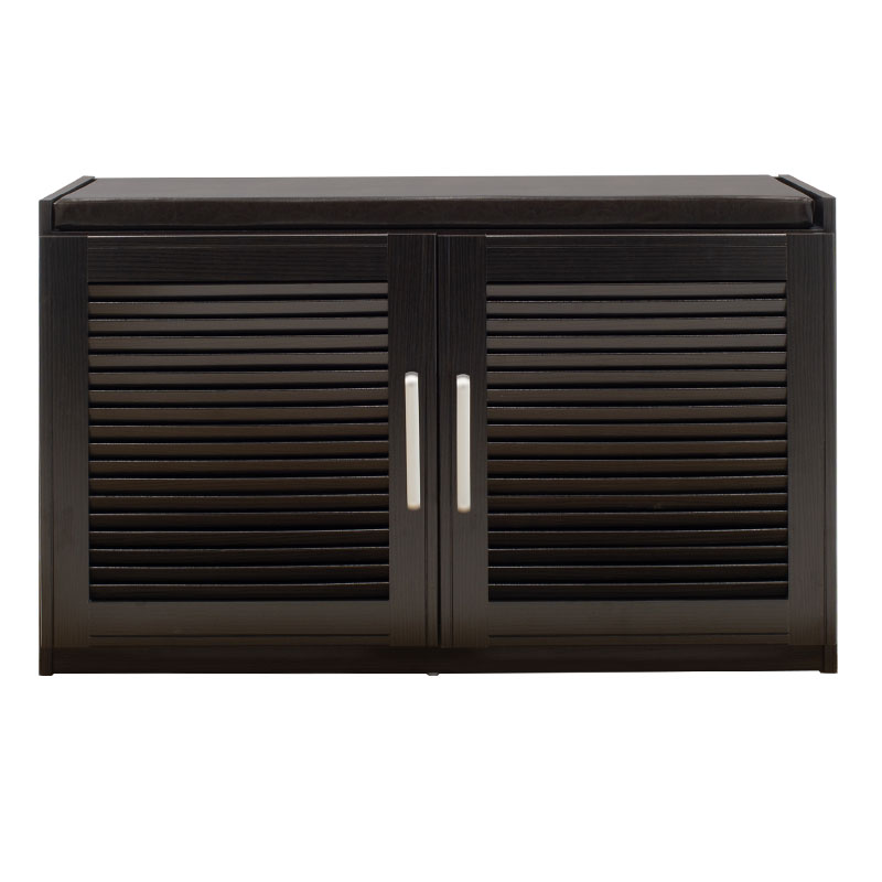 Παπουτσοθήκη-Σκαμπό Crispy pakoworld 9 ζεύγων χρώμα wenge με μαξιλάρι 94x34,5x60εκ 4