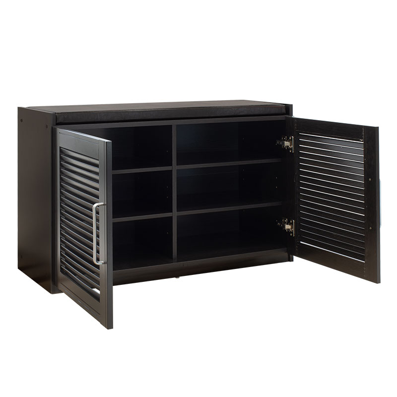 Παπουτσοθήκη-Σκαμπό Crispy pakoworld 9 ζεύγων χρώμα wenge με μαξιλάρι 94x34,5x60εκ 5