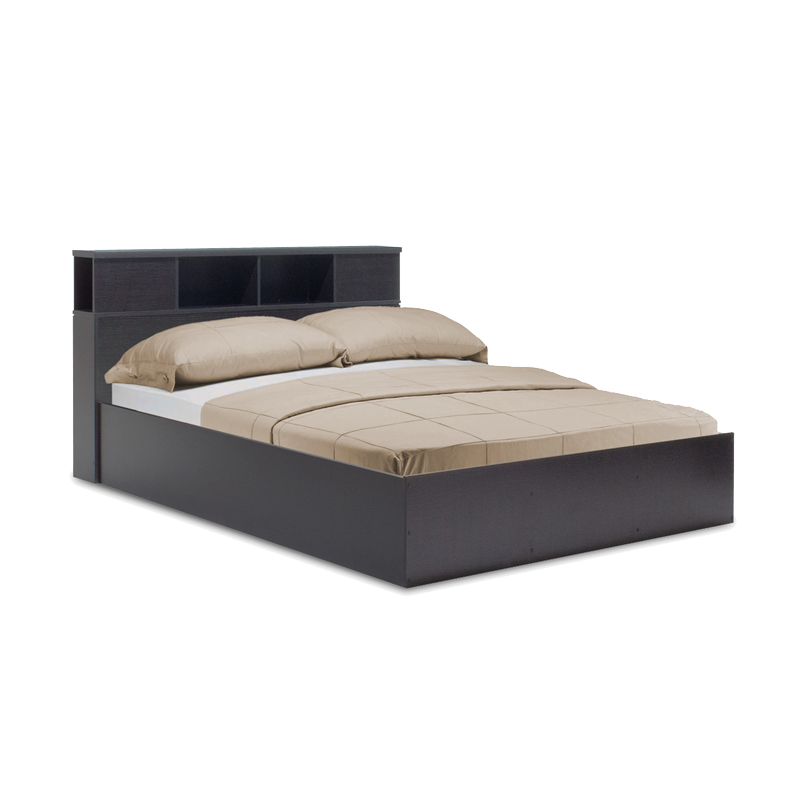 Κρεβάτι OLYMPUS pakoworld σε χρώμα wenge 140x200εκ 2