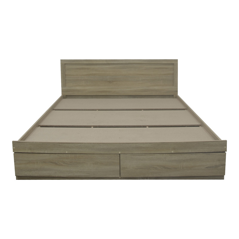 Κρεβάτι Olympus pakoworld με συρτάρι σε sonoma απόχρωση 160x200εκ 5